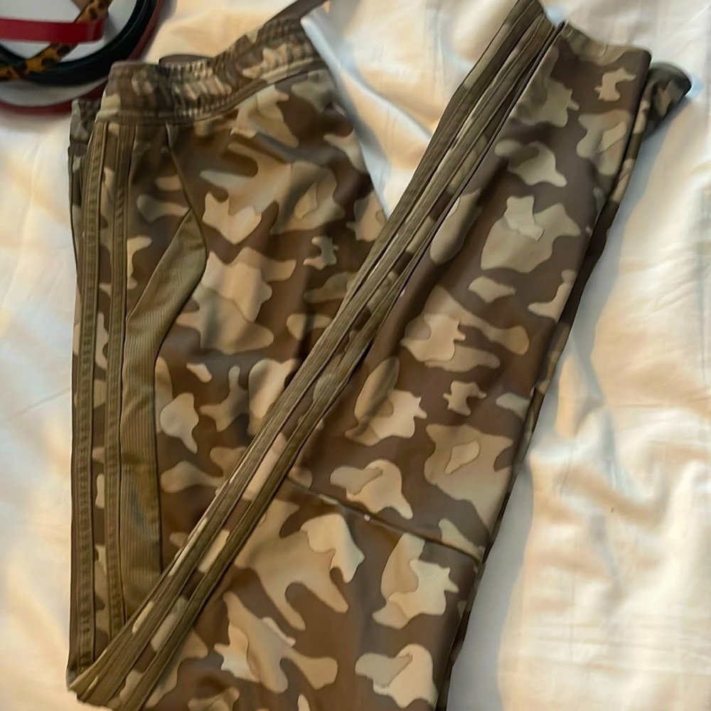 Adidas boys camouflage joggers